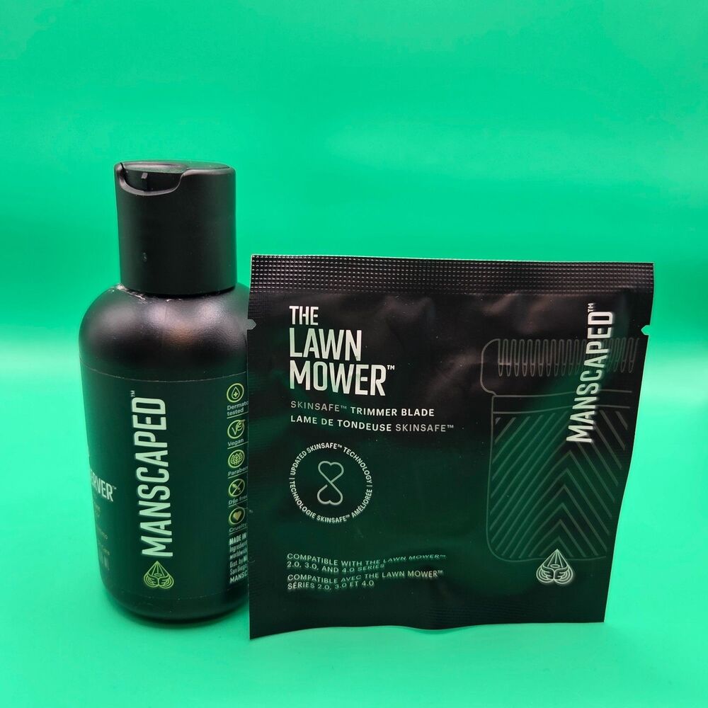 Manscaped Grooming Lot: Crop Preserver Deodorant and Skin Safe Replacement Blade